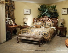 Кровать Феникс F (Классика, Натуральная Кожа) каталог мебели с ценами